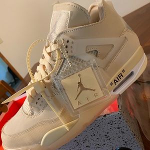 Off-White X Jordan 4 “SAIL”